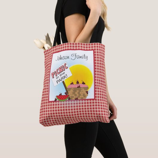 Picnic in het park tote bag (Dichtbij)
