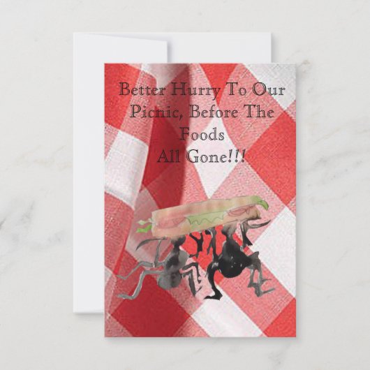 Picnic Kaart (Voorkant)