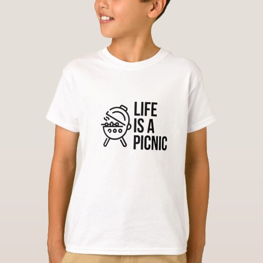 PICNIC-LEVENS T-SHIRT (Voorkant)