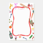 Picnic Lijst Schattigee CUSTOM boodschappenlijstje Post-it® Notes (Voorkant)