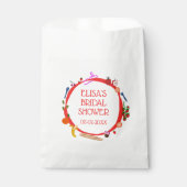 Picnic Modern Schattige Hand getrokken CUSTOM Vrij Bedankzakje (Voorkant)