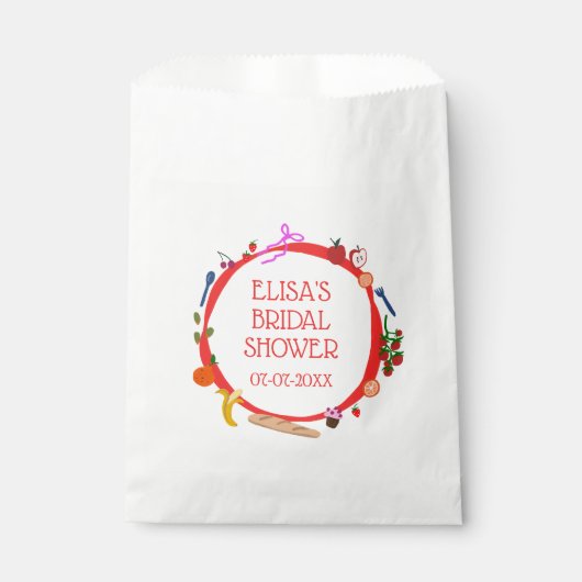 Picnic Modern Schattige Hand getrokken CUSTOM Vrij Bedankzakje (Voorkant)