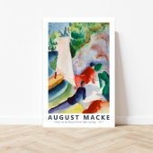 Picnic op het strand van August Macke Poster