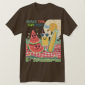 Picnic Pals – Summer Snack Squad T-shirt (Design voorkant)