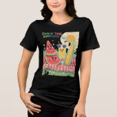 Picnic Pals – Summer Snack Squad Tri-Blend Shirt (Voorkant)