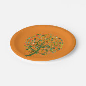 Picnic Park Summer Tree Papieren Bordje (Gekanteld)