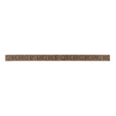 Picnic Party Funny Wicker Typography Ribbon Satijnen Lint (Voorkant)