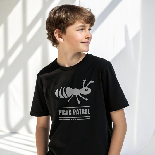 Picnic Patrol Funny Little Ant voor Bug Lovers T-shirt