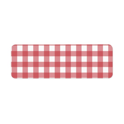 Picnic Patroon Etiket (Voorkant)