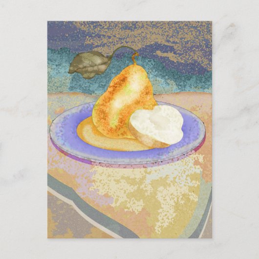 Picnic Pear Briefkaart (Voorkant)