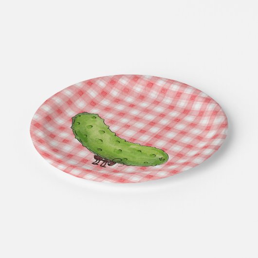 Picnic Pickle Papieren Bordje (Gekanteld)