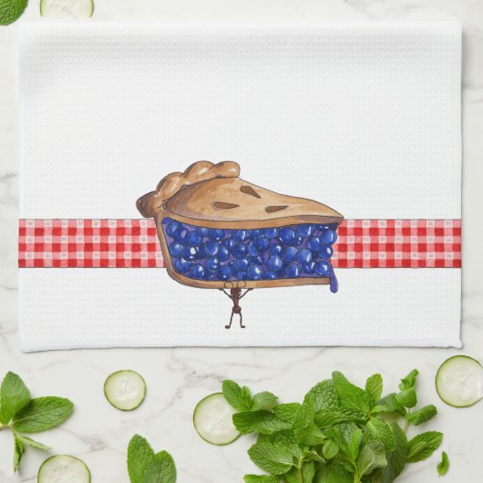 Picnic Pie - keukenhanddoek (Gevouwen)