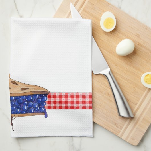 Picnic Pie - keukenhanddoek (Quarter Fold)