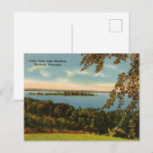 Picnic Point, Mendota-meer, Madison, Wisconsin Briefkaart (Voorkant / Achterkant)