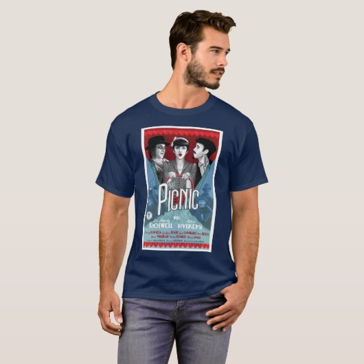 Picnic Poster T-shirt (Voorkant volledig)