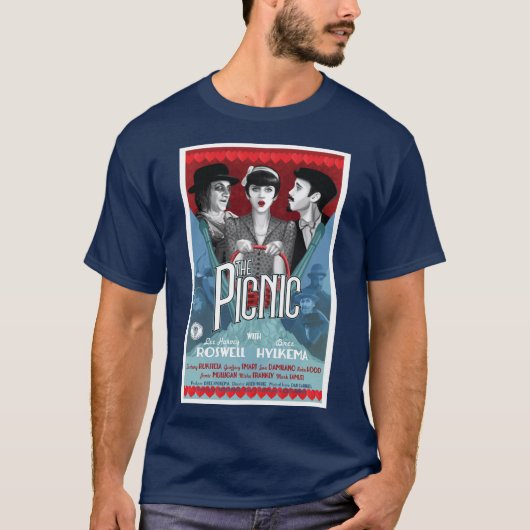 Picnic Poster T-shirt (Voorkant)