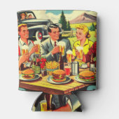 Picnic Retro Comics Blikjeskoeler (Achterkant)