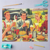 Picnic Retro Comics Tissuepapier (Craft)