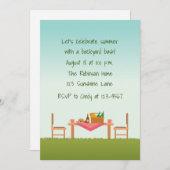 Picnic Scene buiten Kaart (Voorkant / Achterkant)