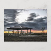 Picnic Shelter op zonsopgang Briefkaart (Voorkant)