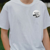 Picnic Silhouette Familiereünie met Naam Ronde Button 5,7 Cm