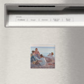 Picnic Snack on the Beach (Italiaanse zeevoelige s Magneet (Insitu (Vaatwasser))