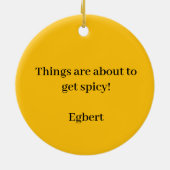 Picnic Style Deviled Pickled Egg Keramisch Ornament (Achterkant)