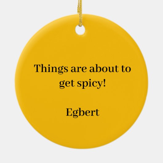 Picnic Style Deviled Pickled Egg Keramisch Ornament (Achterkant)