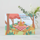 Picnic-tabel Kaart (Staand voorkant)