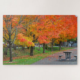 Picnic Table Custom Jigzaag Puzzle Legpuzzel