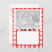 Picnic Theme Invitation Sjabloon (Voorkant / Achterkant)