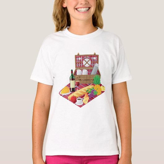 Picnic Time T-shirt (Voorkant)