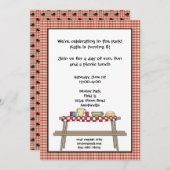 Picnic Uitnodiging (Voorkant / Achterkant)