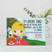 Picnic Uitnodiging (Staand voorkant)