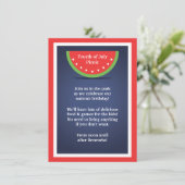 Picnic Watermelon 4 juli 2010 Kaart (Staand voorkant)