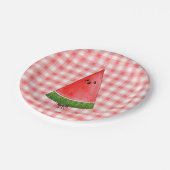 Picnic Watermelon Papieren Bordje (Gekanteld)