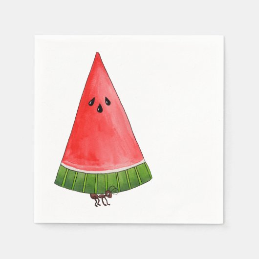 Picnic Watermelon Servet (Voorkant)