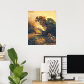 Picnickers en Donkeys Joseph Paul Fine Art Poster (Thuiskantoor)