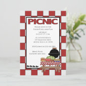 Picnische uitnodigingen (Staand voorkant)