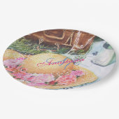 PICNISCHE VOORSTELLEN MONOGRAM PARTIJ PAPIEREN BORDJE (Gekanteld)