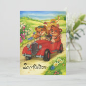 Picnytijd voor Teddy Bears! Kaart (Staand voorkant)