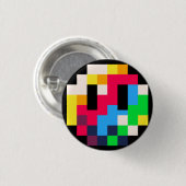 Pico-8 regenboogschuim Button (Voorkant /achterkant)