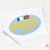 Pico* Azoren Europese stijl Sticker (Envelop)