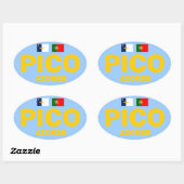 Pico* Azoren Europese stijl Sticker (Vel)