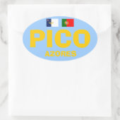 Pico* Azoren Europese stijl Sticker (Tas)