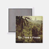 Pico Cão Grande - Sao Tomé en Principe Magneet (Voorkant / Achterkant)
