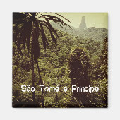 Pico Cão Grande - Sao Tomé en Principe Magneet (Voorkant)