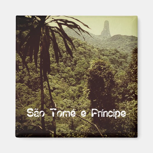 Pico Cão Grande - Sao Tomé en Principe Magneet (Voorkant)
