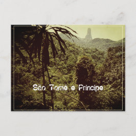 Pico Cão Grande - São Tomé und Príncipe Briefkaart