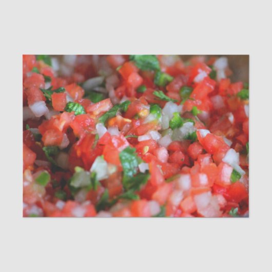 Pico de Gallo ~ Salsa ~ Tissuepapier (Voorkant)